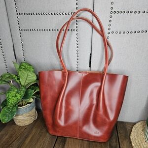 Portland Leather Oversized Devan Rosso